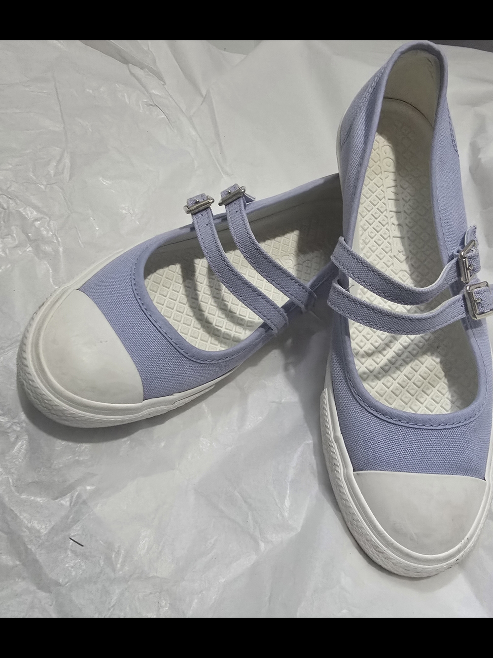 Converse Lilac Pewter Mary Jane Slip-on Sneakers